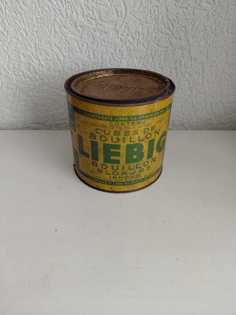 Oud liebig blik, Ophalen of Verzenden, Gebruikt, Overige