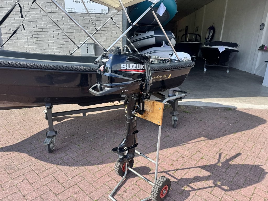 2x Suzuki 4/5pk buitenboordmotoren te koop, Nautica bolsward, Gebruikt, Info@nauticabolsward.nl, Industriepark 5A
