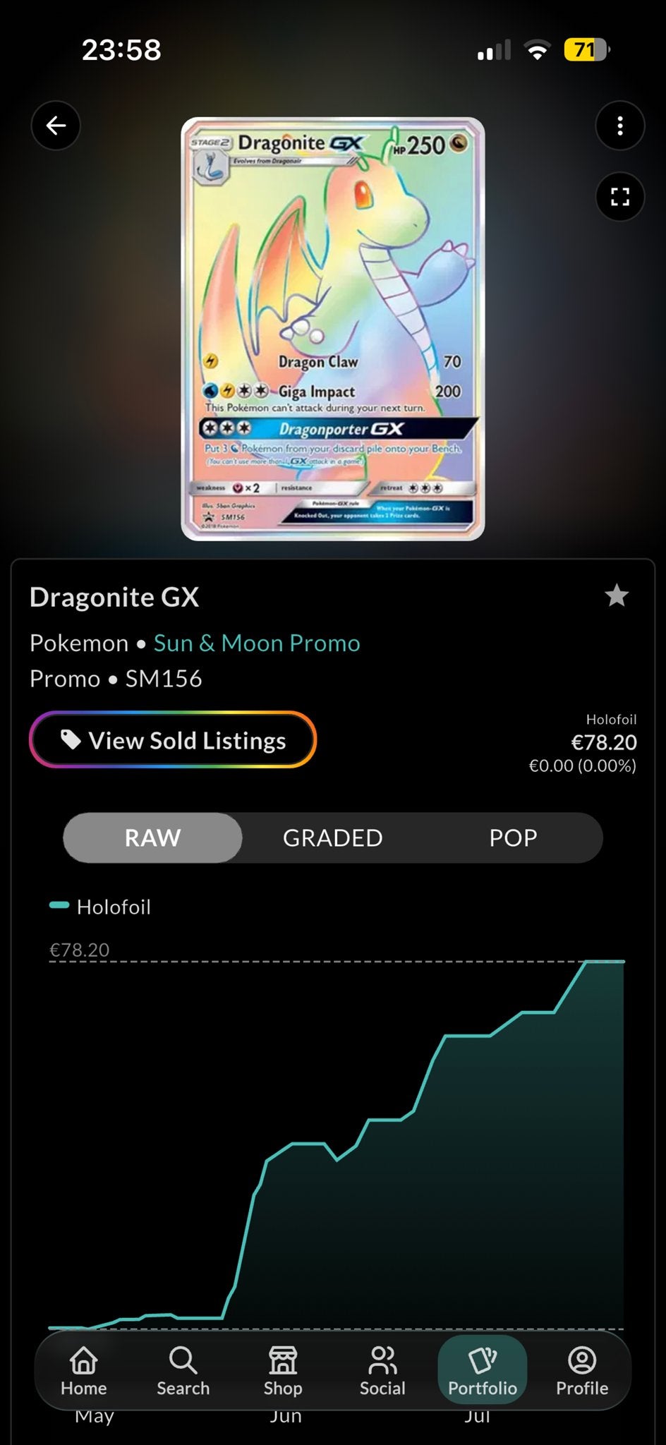 Dragonite GX Pokémon Kaart - Sun & Moon Promo SM156 Holofoil, Hobby en Vrije tijd, Verzamelkaartspellen | Pokémon, Verzenden, Zo goed als nieuw