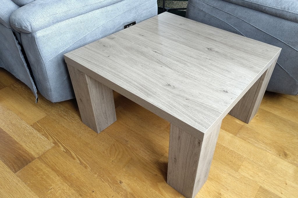 Hoektafel van hout, Huis en Inrichting, Ophalen, Minder dan 45 cm, Vierkant, 55 tot 75 cm