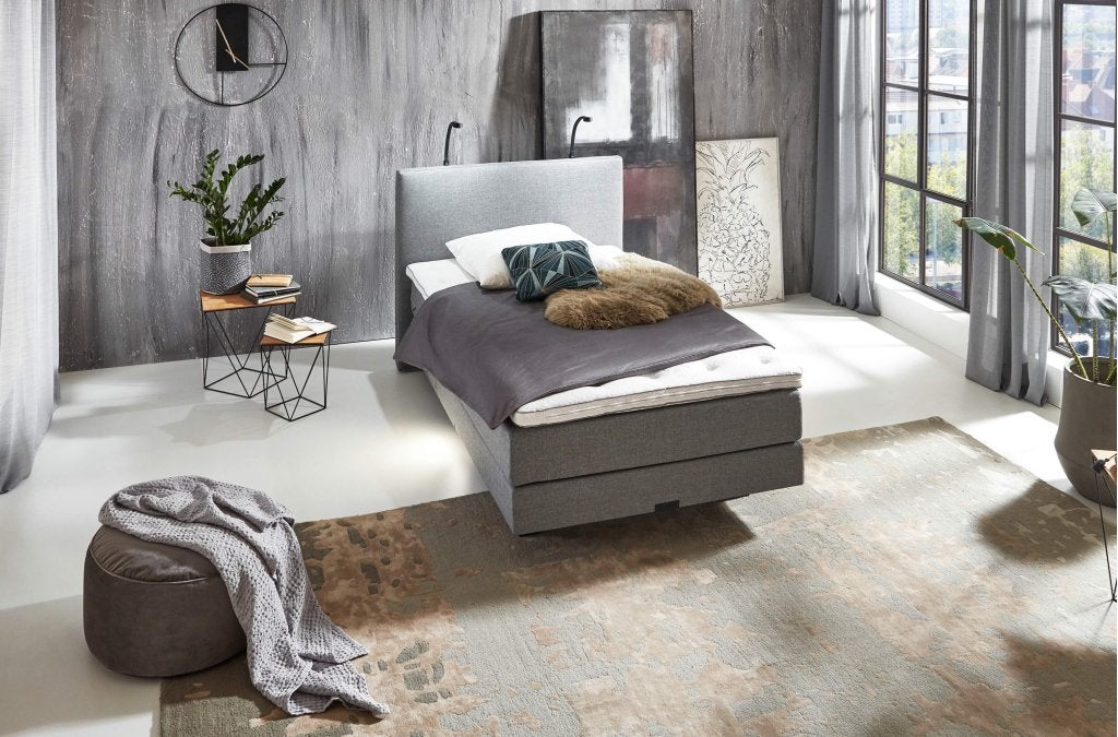 Elektrische (senioren) boxspring - 120x200 - Grijs, antracie, Niet ingevuld, Niet ingevuld, Niet ingevuld