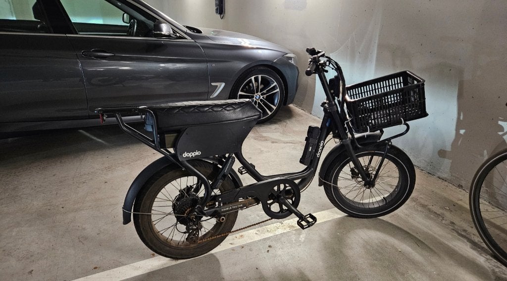 Elektrische fiets Doppio met mand en bagagedrager, Ophalen, Gebruikt, Overige merken