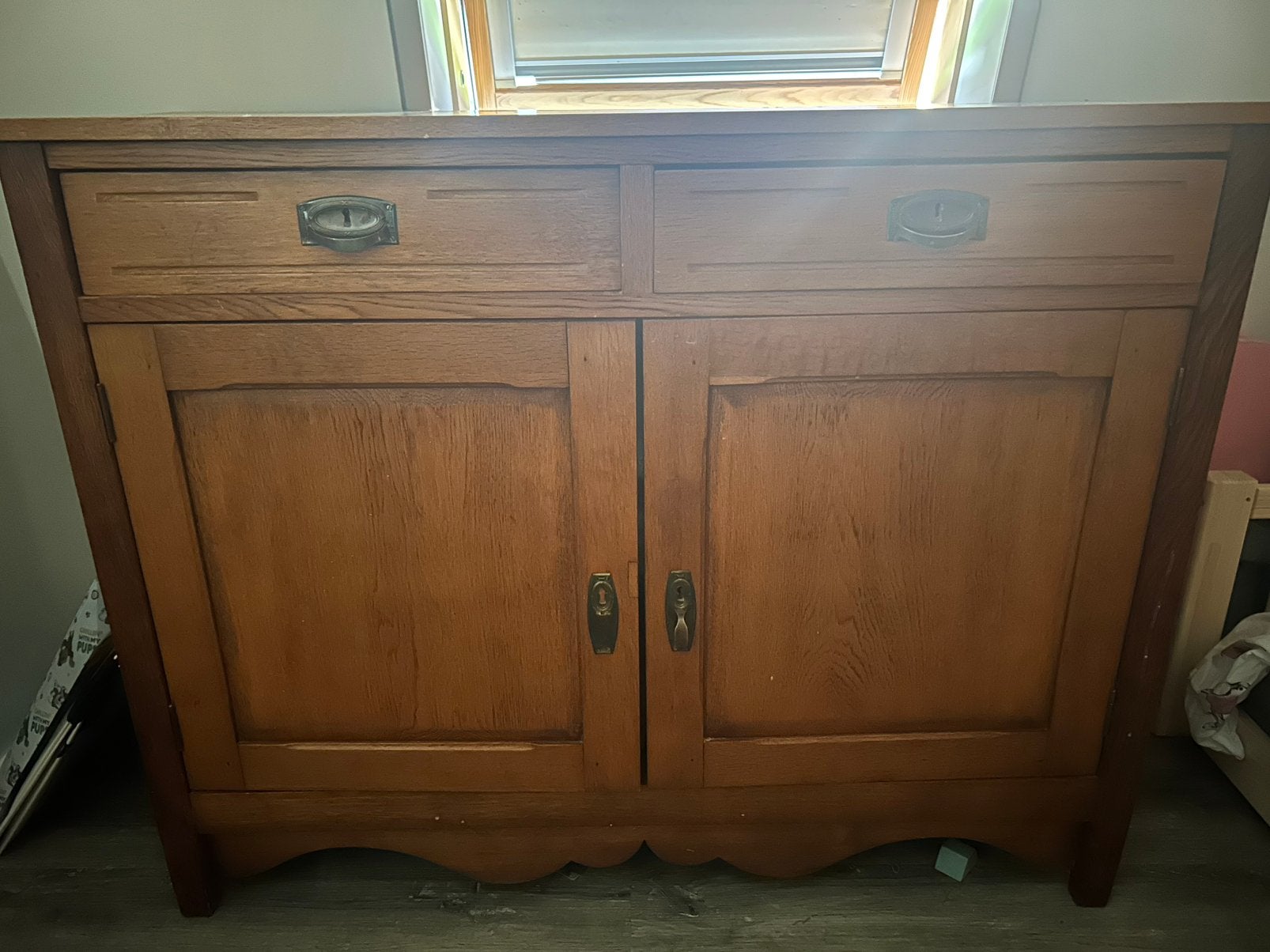 Leuk dressoir/kast/commode, Ophalen, Gebruikt, 25 tot 50 cm, Met deur(en)