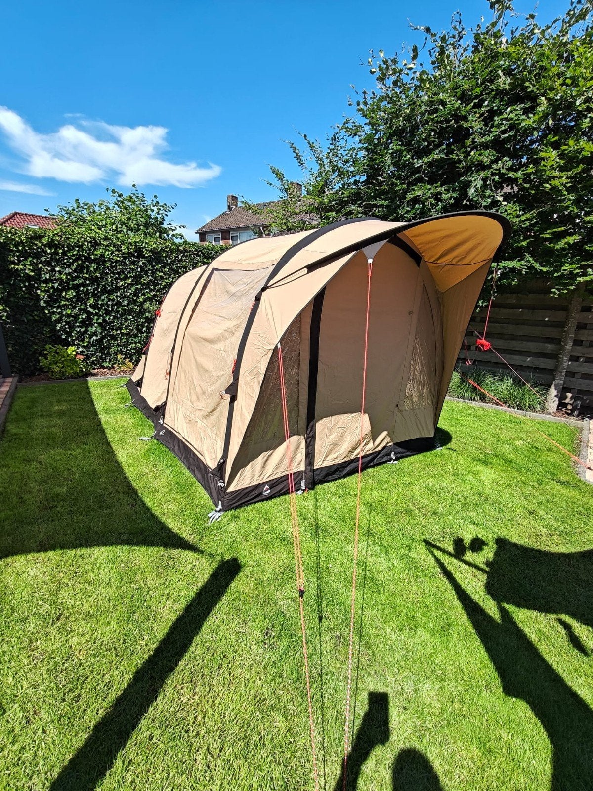 Robens Vista 400 polyester katoen opblaasbare tent, Ophalen, Zo goed als nieuw, Tot en met 4