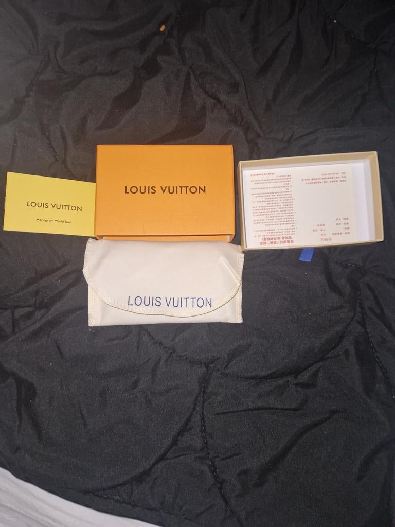 Louis Vuitton Pasjeshouder / Portemonnee - Zwart Monogram, Sieraden, Tassen en Uiterlijk, Portemonnees, Ophalen of Verzenden, Zo goed als nieuw