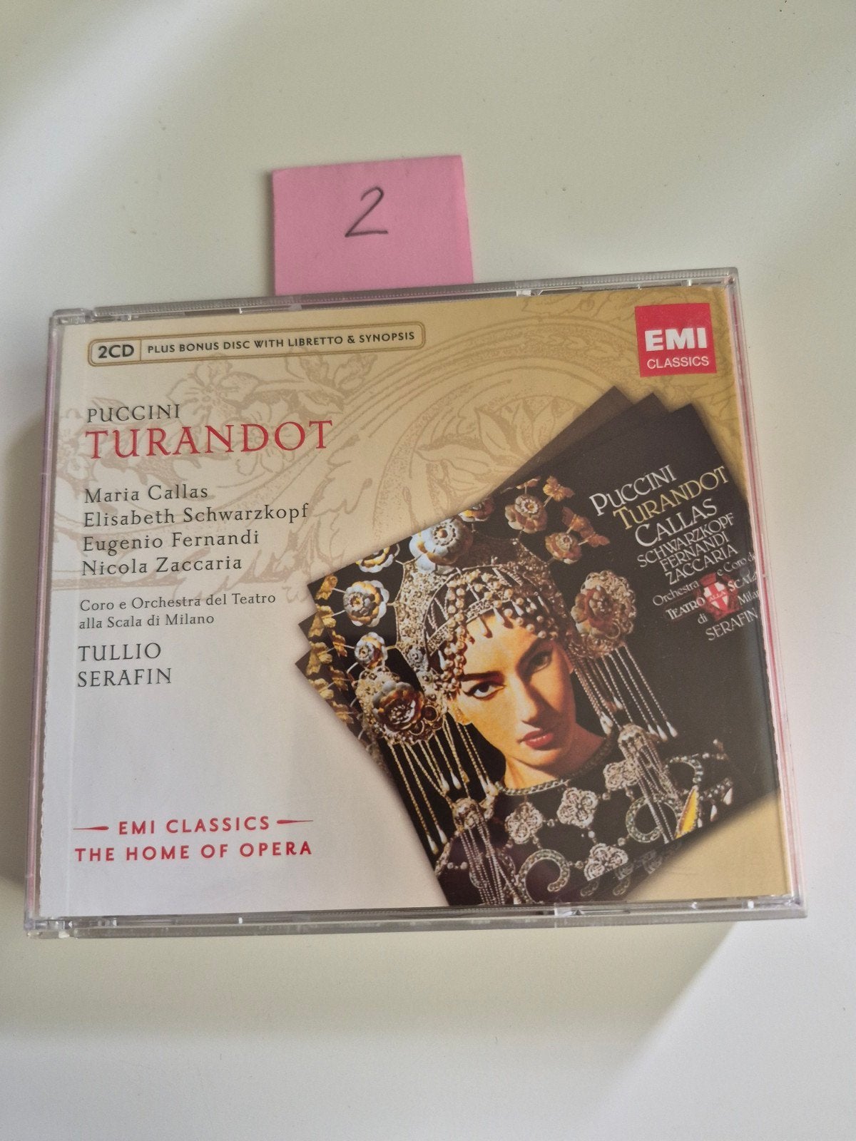 Puccini: Turandot - Maria Callas, EMI Classics 2CD, Overige componisten, Opera of Operette, Modernisme tot heden, Ophalen of Verzenden