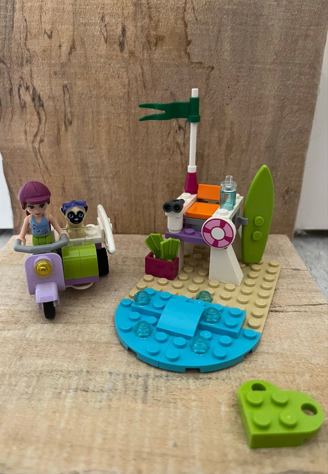 Lego Friends 41306 Mia's strandscooter, Ophalen, Lego, Zo goed als nieuw, Complete set