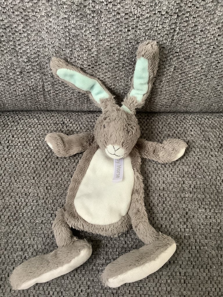 Happy Horse konijn Twine grijs knuffeldoekje lapje 5 euro, Ophalen of Verzenden, Zo goed als nieuw, Konijn