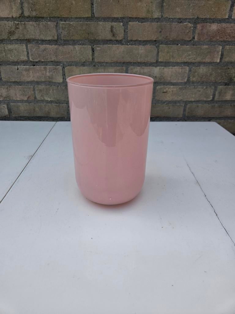 Roze vaas 20x13cm - 3 stuks beschikbaar, Ophalen of Verzenden