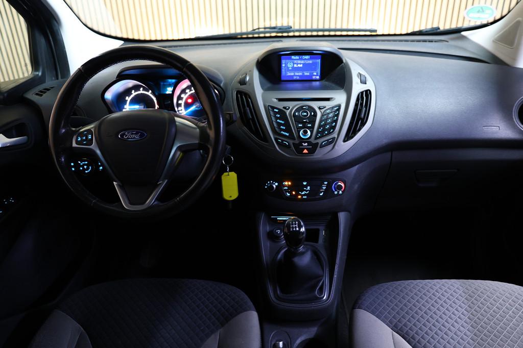 Ford Tourneo Courier 1.0 Titanium 1eEIG! BT NAVI CAMERA DAB, Auto's, Voorwielaandrijving, Gebruikt, Zwart, Origineel Nederlands