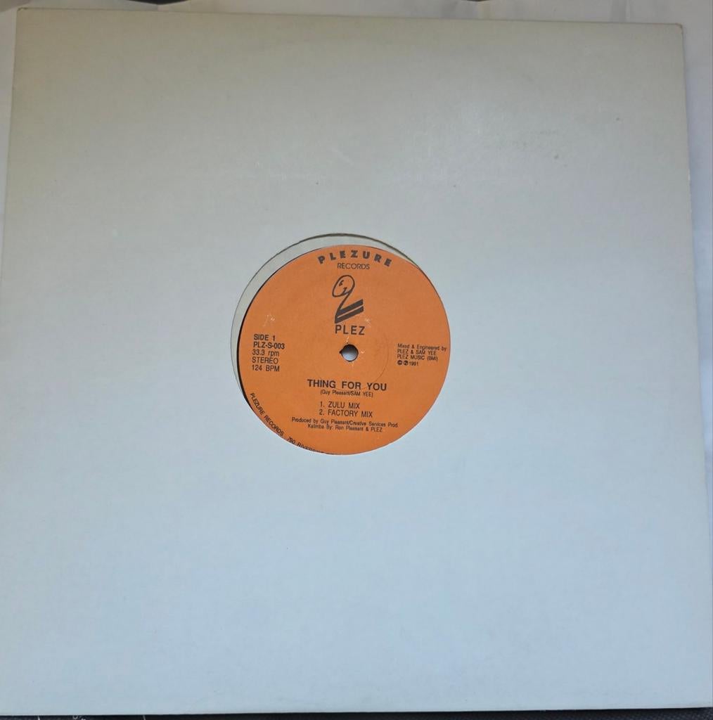 PLEZ 12-inch @ PLEZURE RECORDS, Verzenden, Zo goed als nieuw, 12 inch