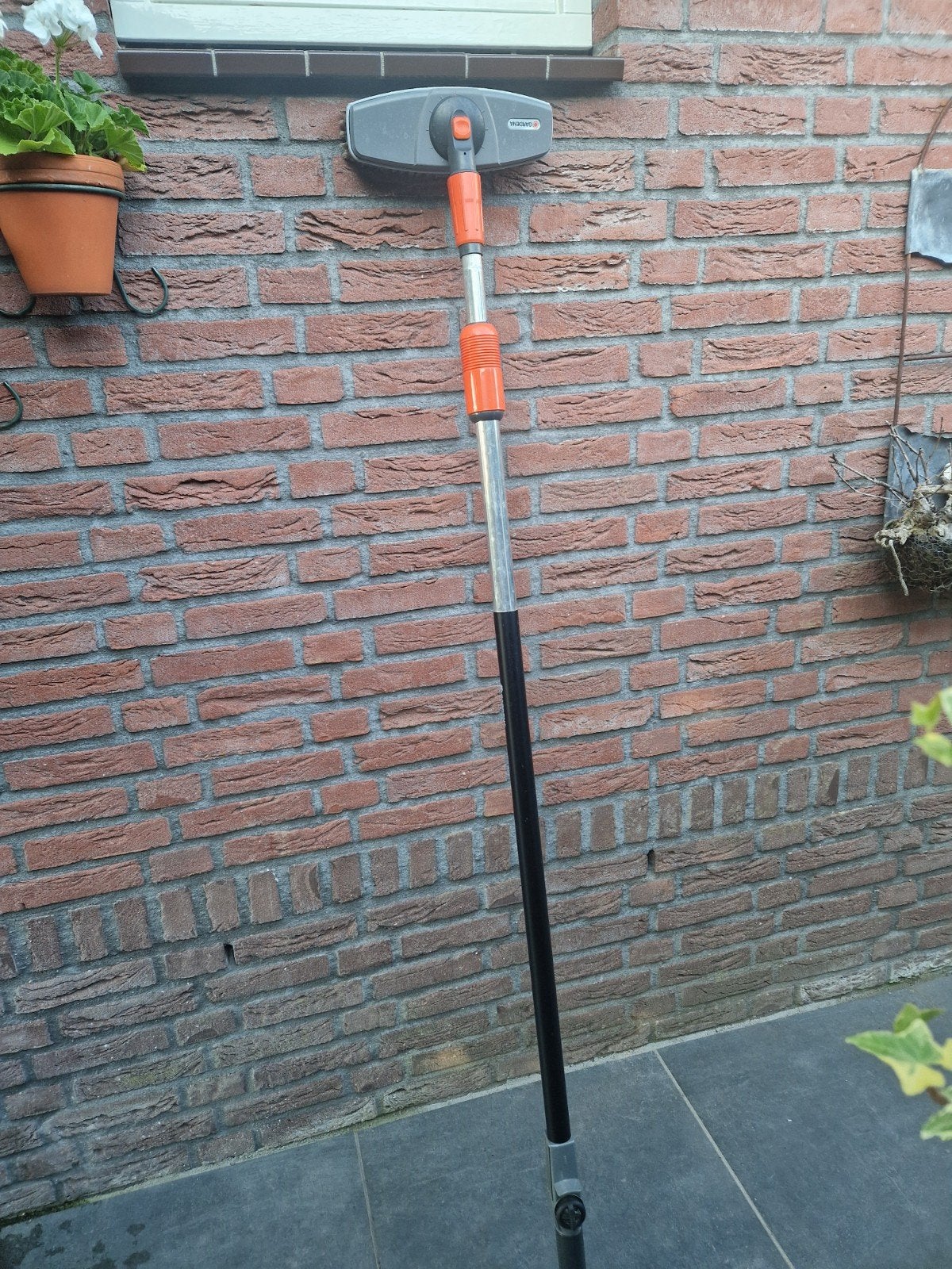 Gardena Combisystem Alumium steel met borstel, Ophalen, Gebruikt, Bezem, Gardena