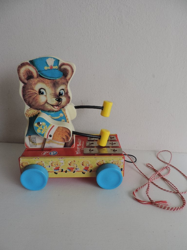 Vintage Fisher Price Tiny Teddy, Ophalen of Verzenden, Gebruikt