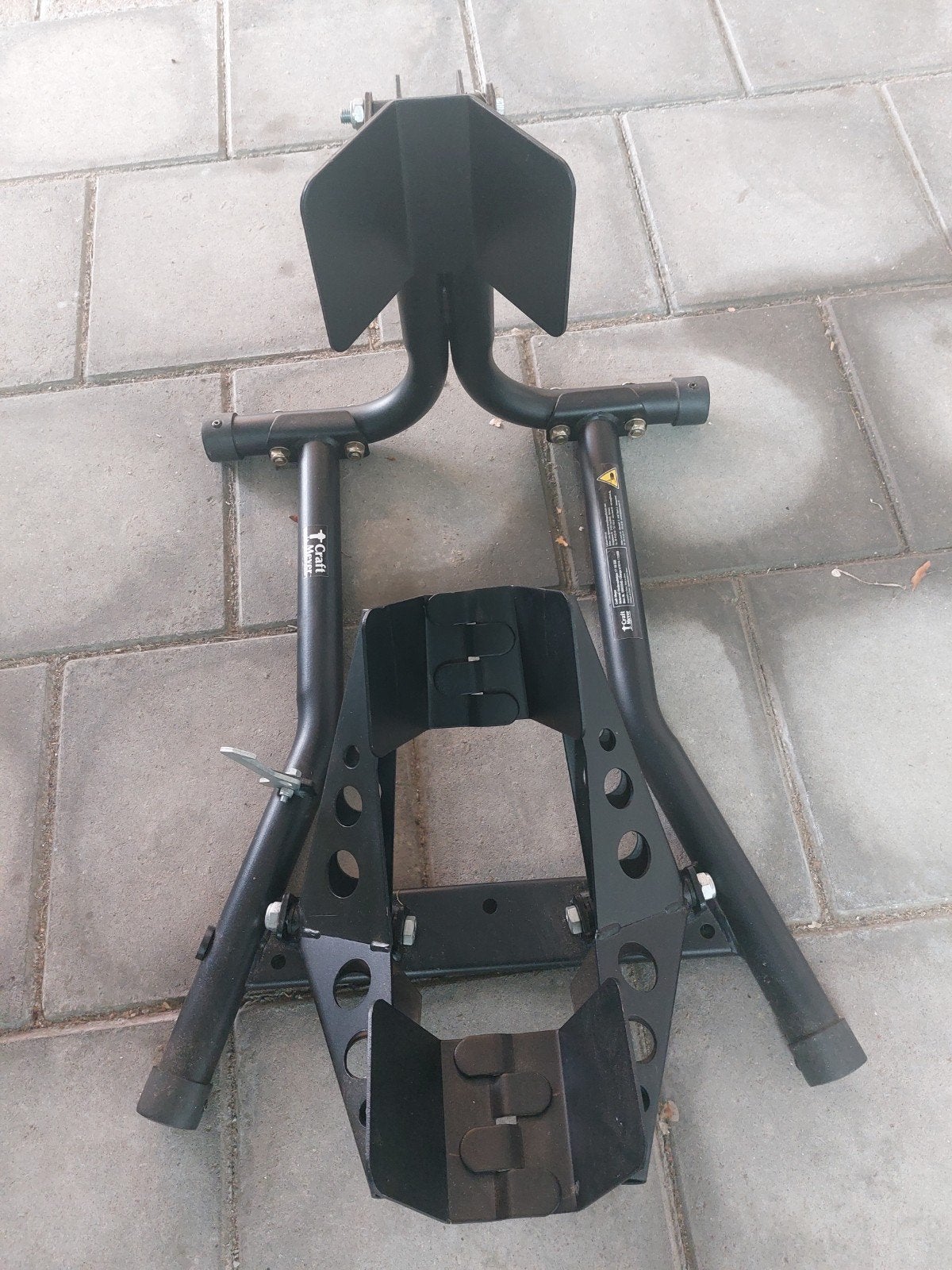 Craft-Meyer Motorfiets Voorwielklem 17 - 18 inch.l, Motoren, Ophalen of Verzenden, Zo goed als nieuw