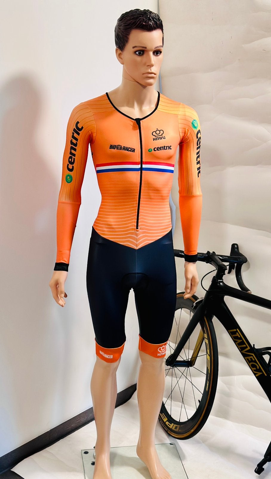 Wielrenkleding wielrenpak snelpak speedsuit maat S Bioracer, Ophalen of Verzenden, Zo goed als nieuw