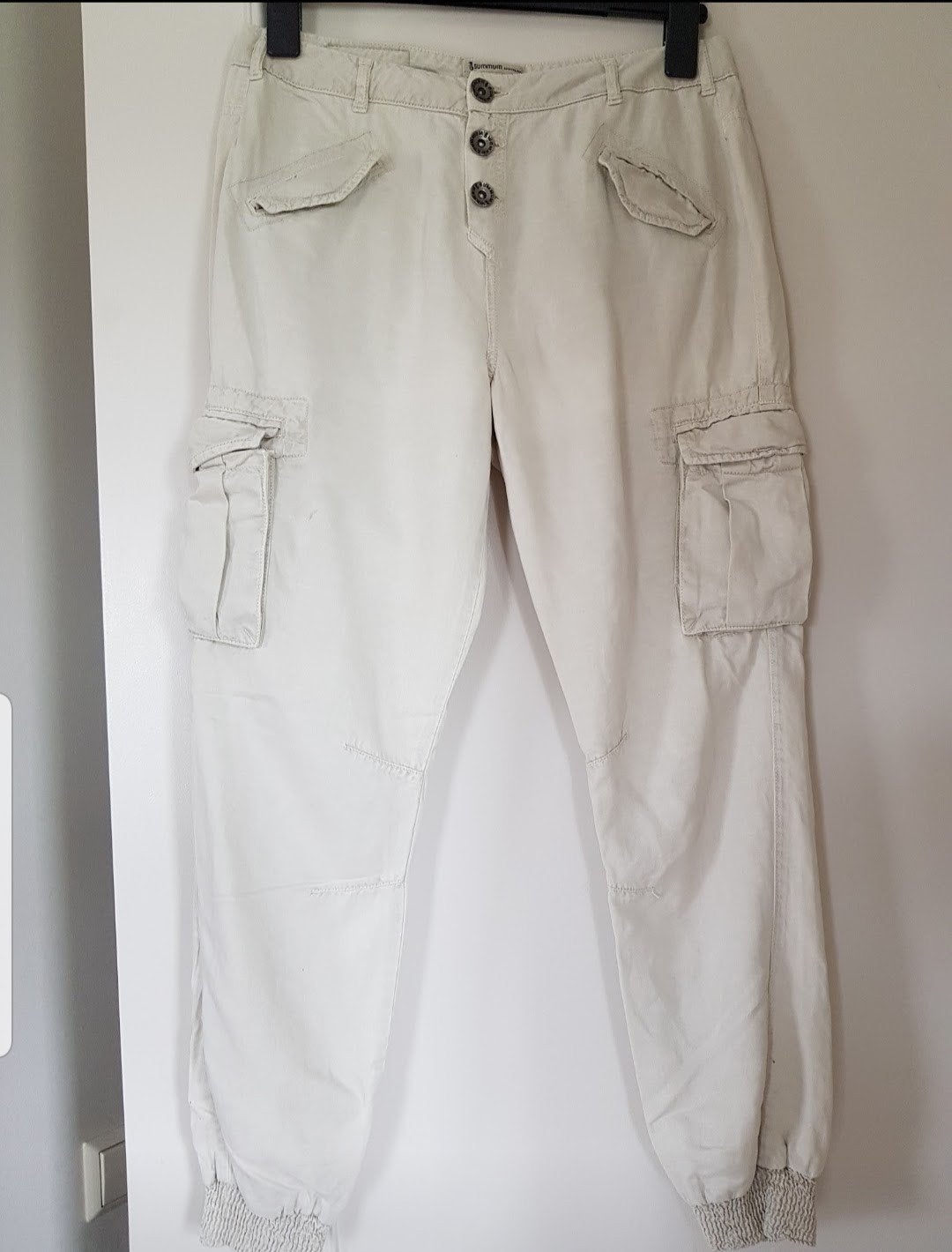 Leuke Cargo  Broek  van "Summum", Kleding | Dames, Broeken en Pantalons, Beige, Lang, Ophalen of Verzenden