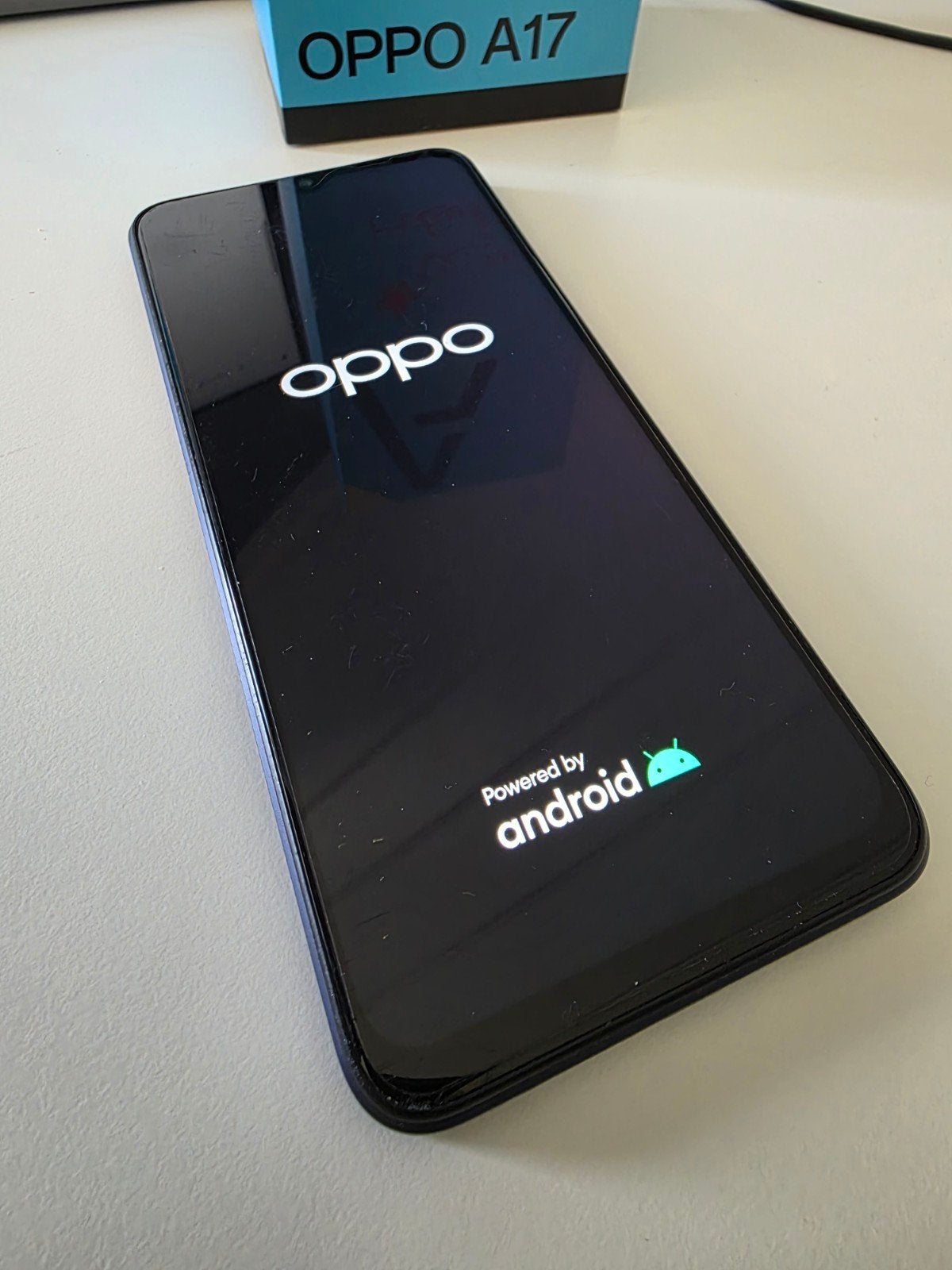 OPPO A17 inclusief alle toebehoren en hoesje, Overige modellen, Zwart, Ophalen of Verzenden, Zo goed als nieuw