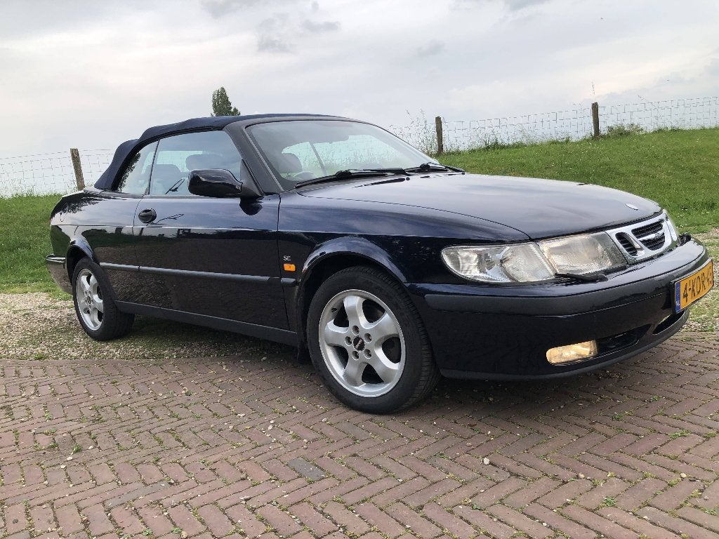 Saab 9-3 Cabrio 2.0T SE + INCL NIEUWE APK tot mei 2027, Auto's, 730 kg, Beige, 4 cilinders, Cabriolet