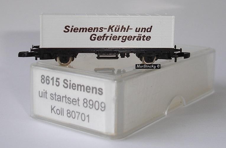Märklin Z 8615 Siemens - Kühl & Gefriergeräte Containerwagen, Gelijkstroom, Ophalen of Verzenden, Märklin, Nieuw