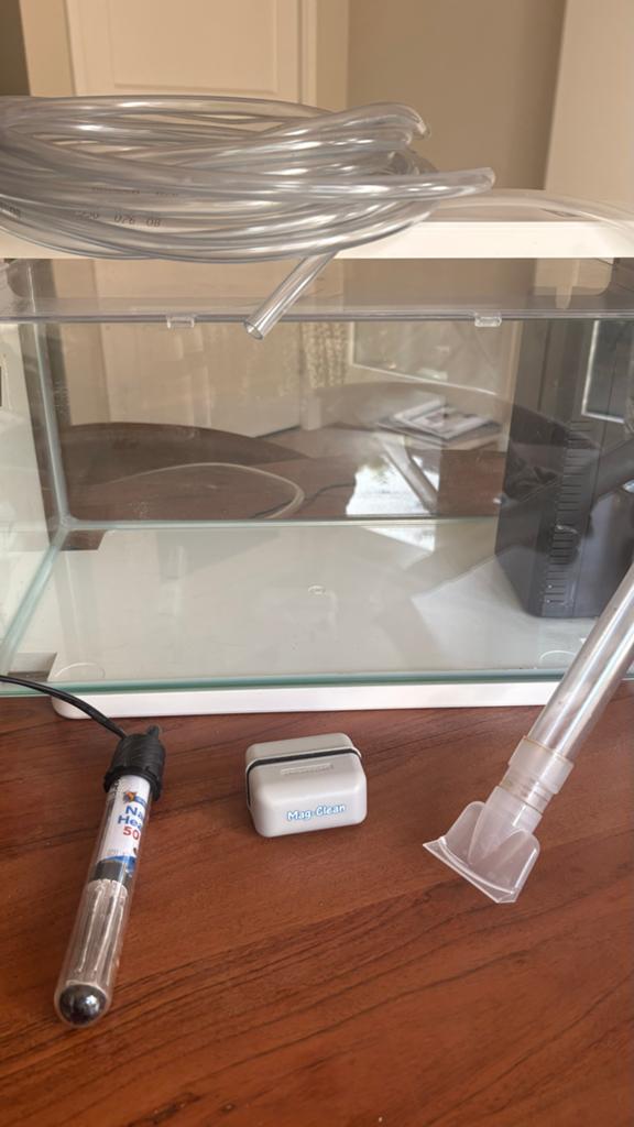 SuperFish Aquarium Home 25 wit, Ophalen, Gebruikt, Inclusief deksel, Leeg aquarium