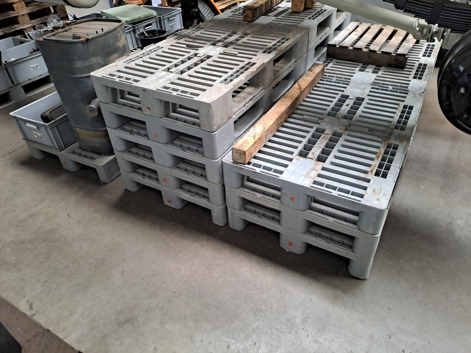 22 H1 pallets 34 opzetranden 8 kisten 25 pallets 50 platen, Ophalen, Gebruikt, 100 cm of meer, Opvouwbaar