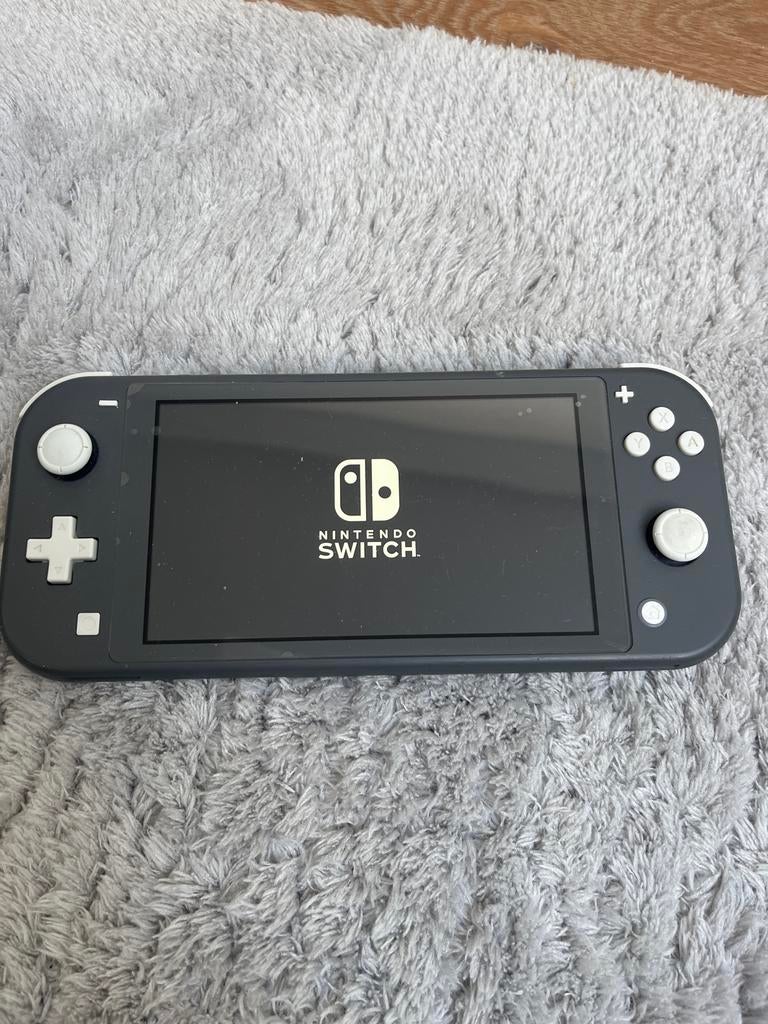 Grijze Nintendo Switch Lite met Animal Crossing en Rollercoa, Ophalen, Grijs, Gebruikt