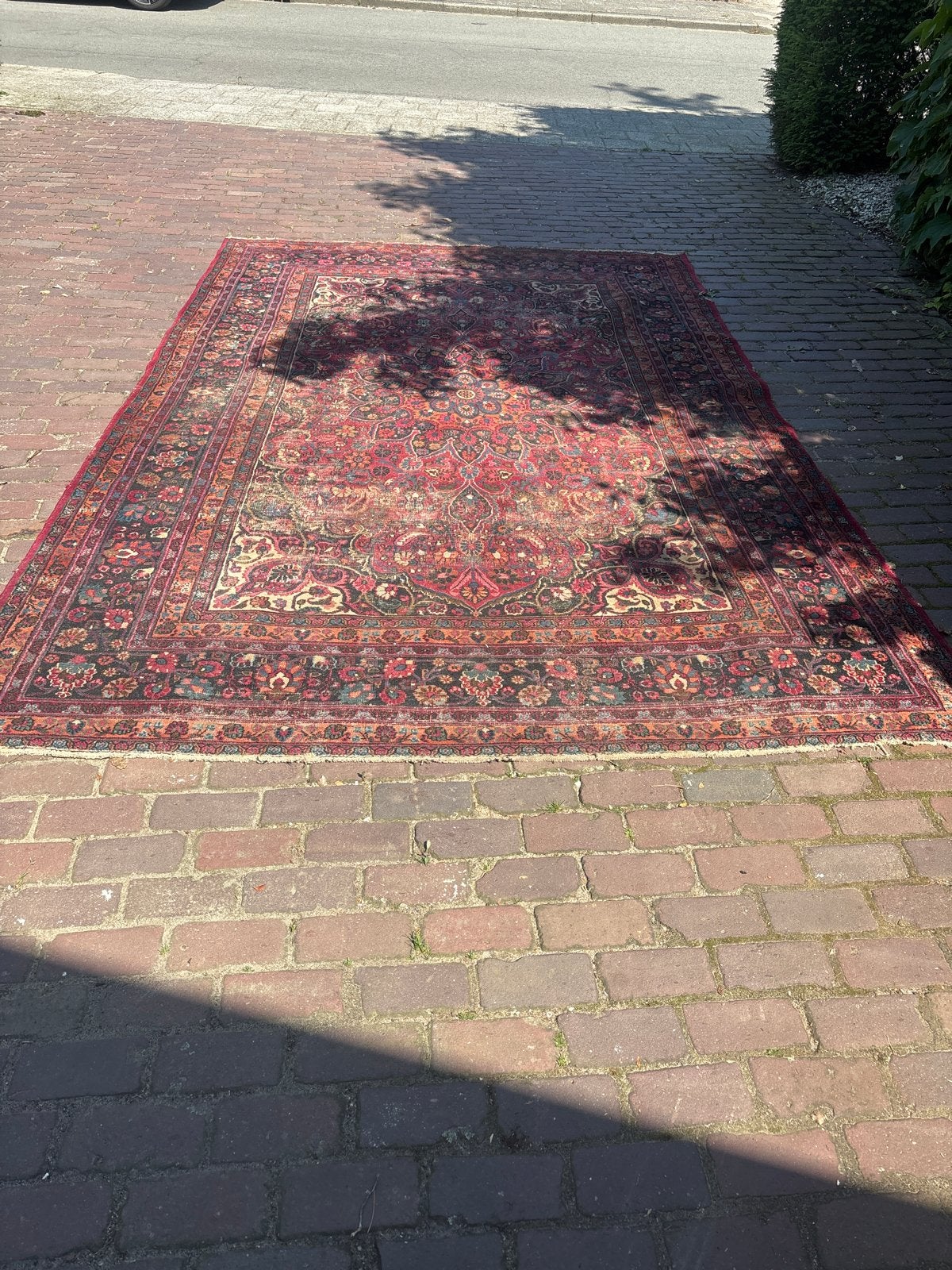Vintage Perzisch tapijt - Ideaal voor feestjes en evenemente, Gebruikt, Ophalen of Verzenden, 200 cm of meer, Rechthoekig