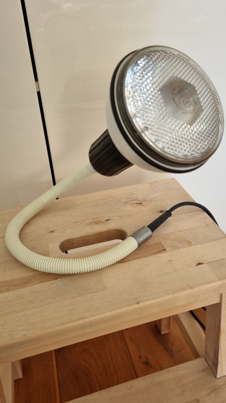 Philips design lamp buigbare slang. Seventies vintage, Ophalen, Gebruikt