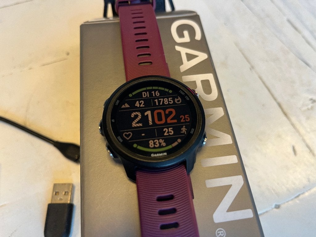 Garmin Forerunner 245 GPS, Sieraden, Tassen en Uiterlijk, Sporthorloges, GARMIN, Conditie, Zwart, Ophalen of Verzenden