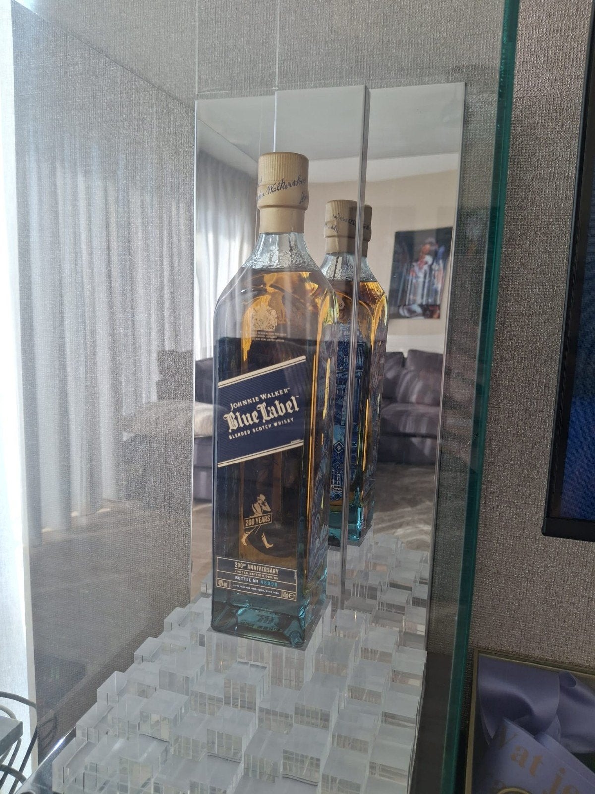 2x Johnnie Walker Blue Label Display Vitrine, Verzamelen, Ophalen of Verzenden