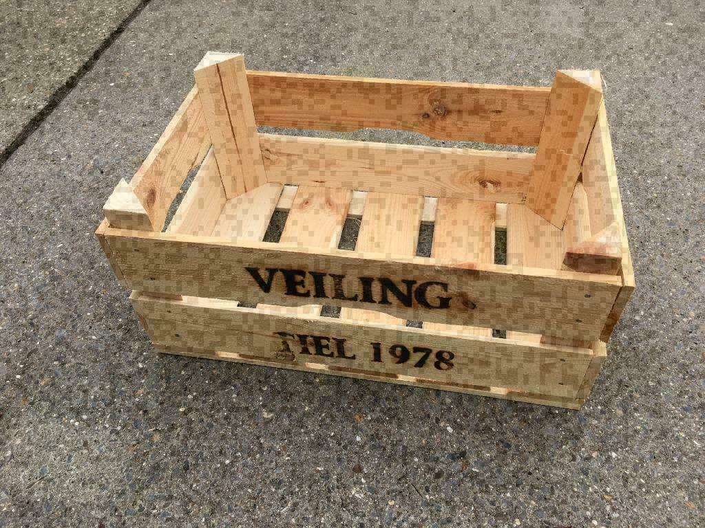 Fruitkisten , Houten peren kisten , Veilingkisten uit Tiel, Huis en Inrichting, Ophalen of Verzenden, Nieuw