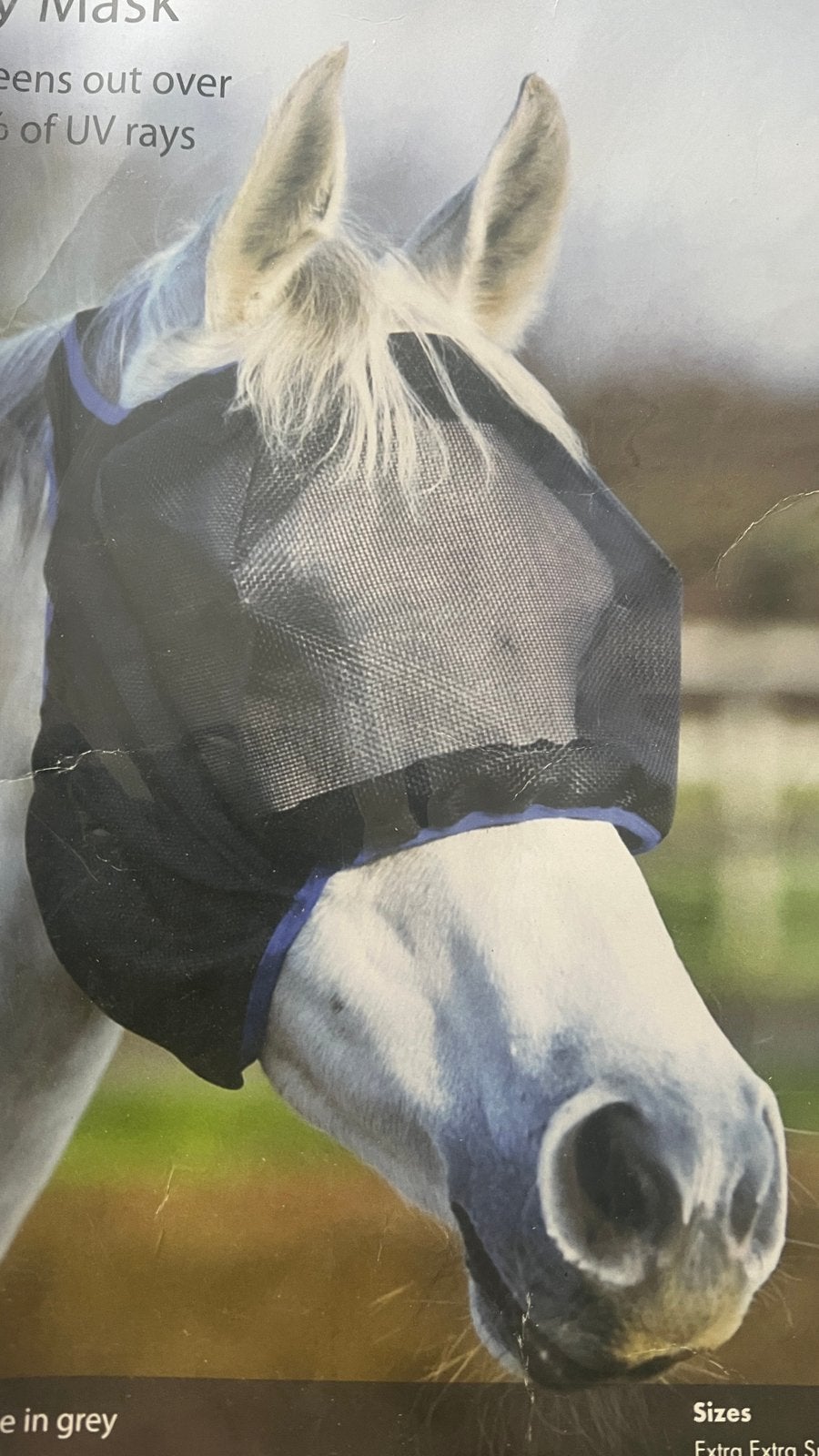 Field Relief Fly Mask XL zgan, Ophalen of Verzenden, Zo goed als nieuw