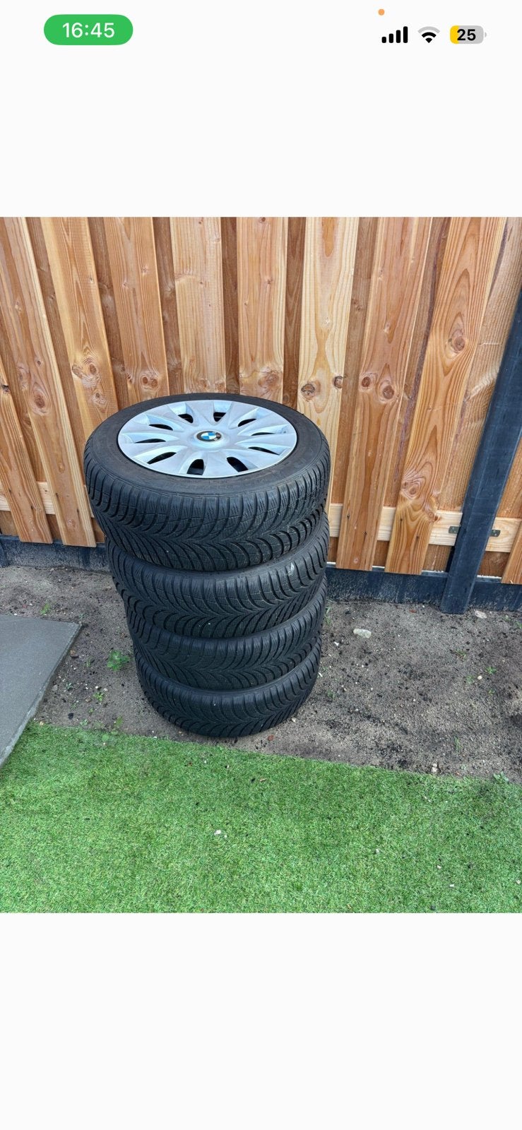 16 inch Winterset BMW 205 55 16 Winterbanden Montage 5x120, Ophalen of Verzenden, Zo goed als nieuw
