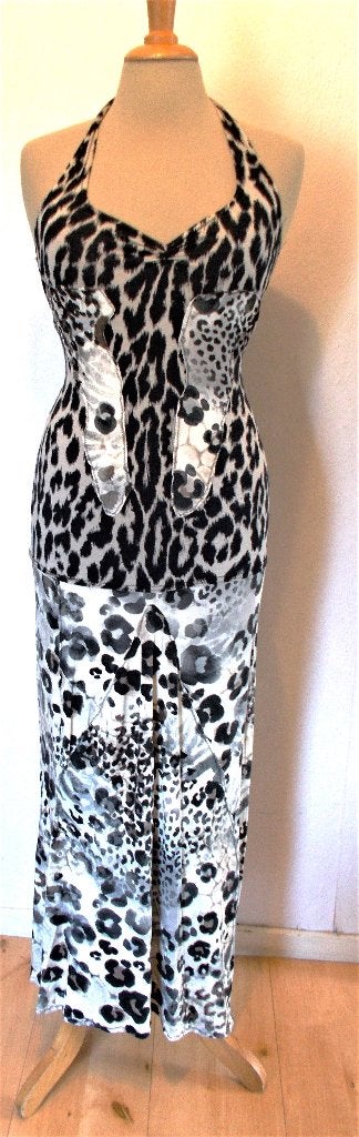 Mooie Ibiza/hippie look maxi halter print dress! M, Kleding | Dames, Maat 38/40 (M), Meerkleurig, Ophalen of Verzenden, Zo goed als nieuw