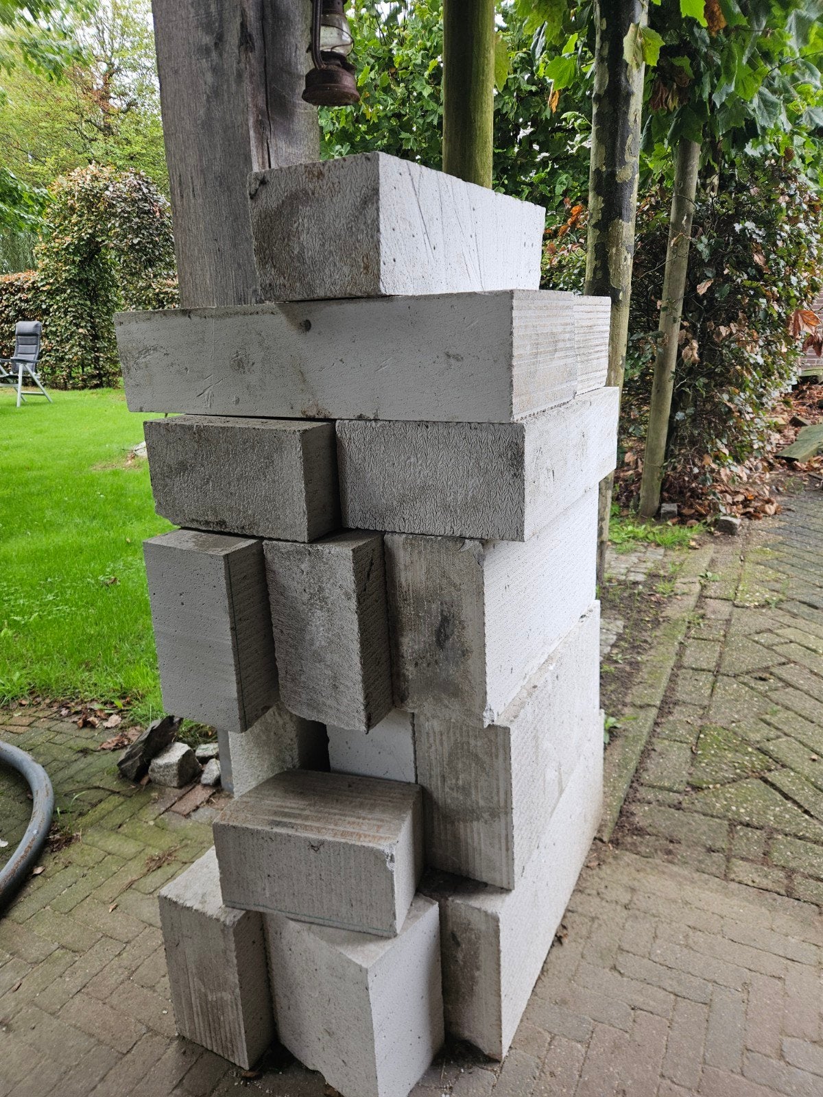 Grote stapel gebruikte cellenbetonblokken, Ophalen, Gebruikt, Overige typen
