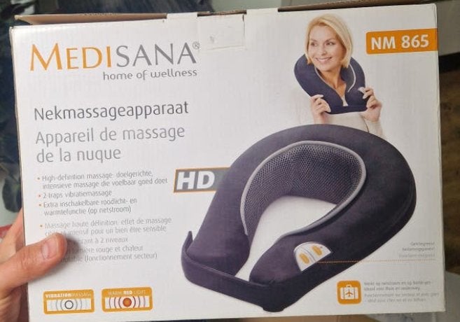 Medisana NM 865 Nekmassageapparaat met Warmtefunctie, Ophalen of Verzenden, Zo goed als nieuw, Apparaat