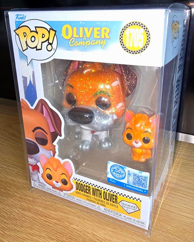 Funko Pop! 1705 Dodger with Oliver (DIAMOND), Ophalen of Verzenden, Nieuw