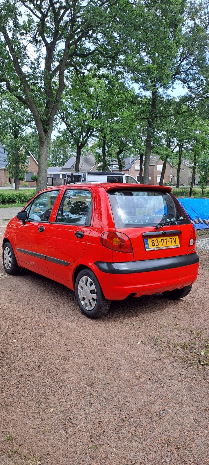 Daewoo Matiz 1.0 2004 Rood, Auto's, Voorwielaandrijving, 64 pk, Zwart, 771 kg