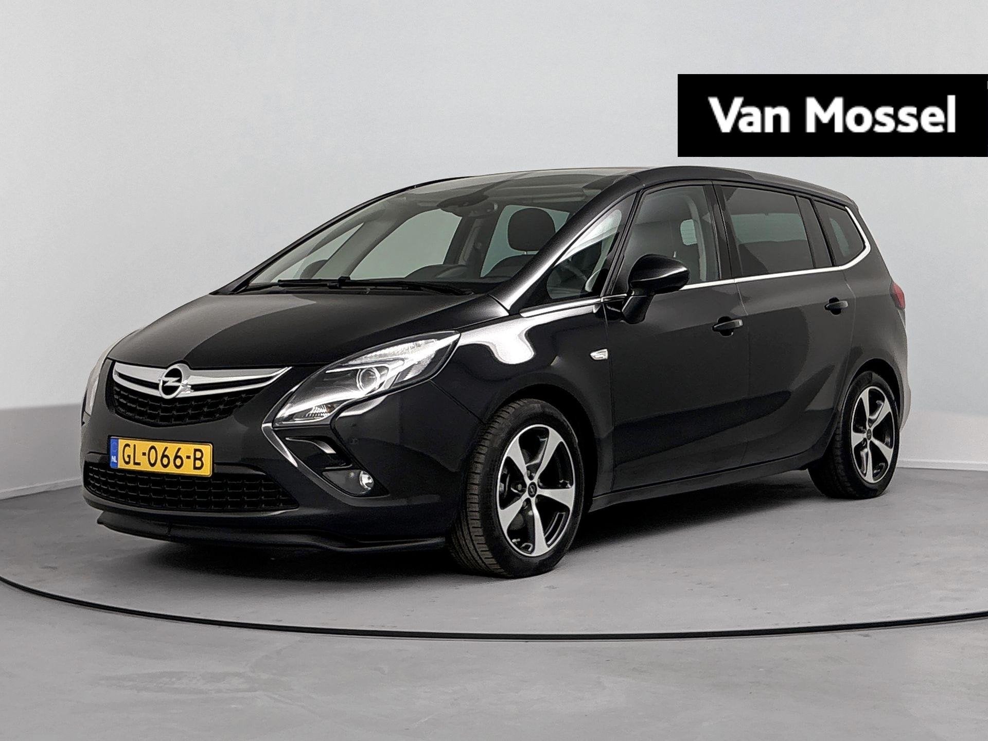 Opel Zafira Tourer 1.4 Business+ 7p. Electronic Climate Cont, Auto's, Stof, Gebruikt, Zwart, 4 cilinders