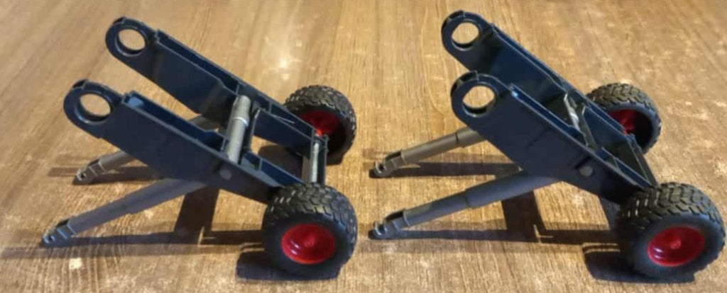 Bruder 2x onderstel mobiele lopende band t.b.v. BF2031, Ophalen of Verzenden, Zo goed als nieuw