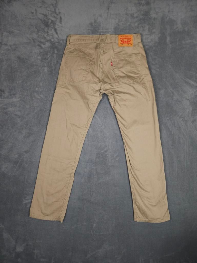 Levis Broek 505 W32 L32 Straight Fit Beige Jeans., Blauw, ., W32 (confectie 46) of kleiner, Ophalen of Verzenden
