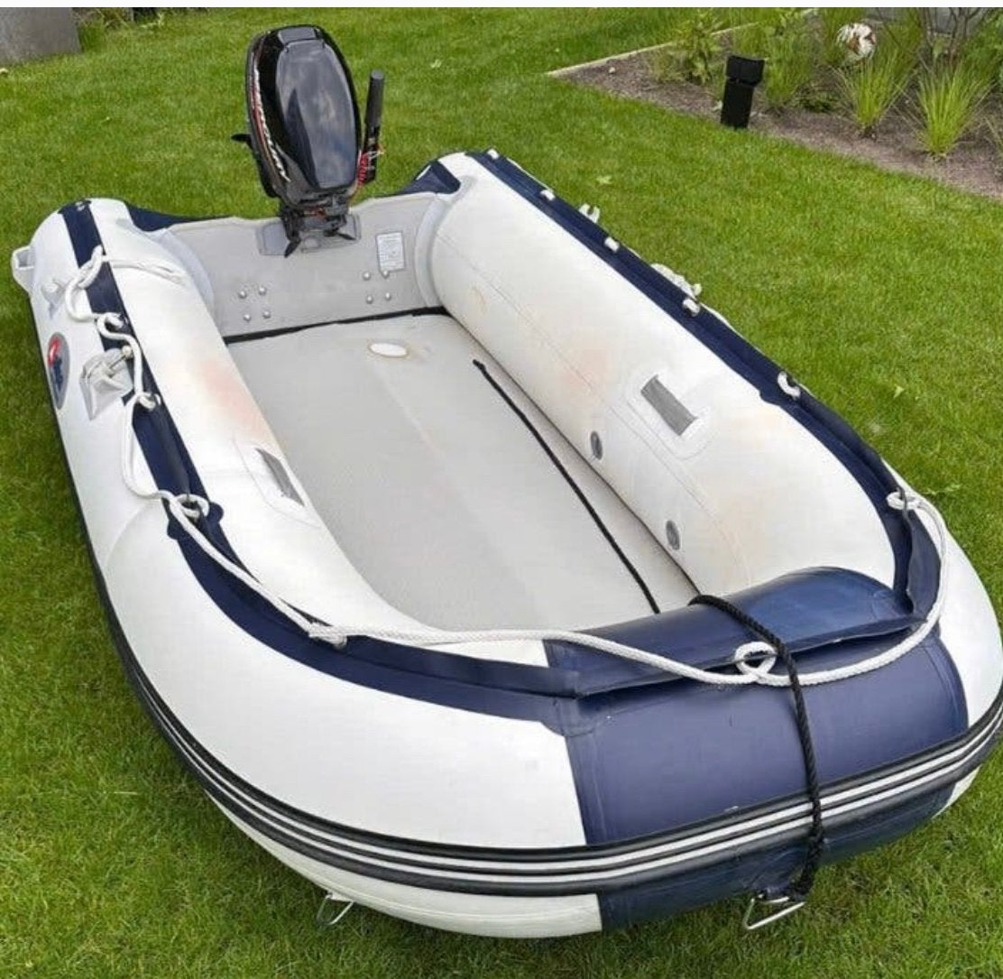 Allpa Rubberboot Set. Incl Mariner 5 PK, Bimini Top, Strandw, Watersport en Boten, Ophalen, Zo goed als nieuw