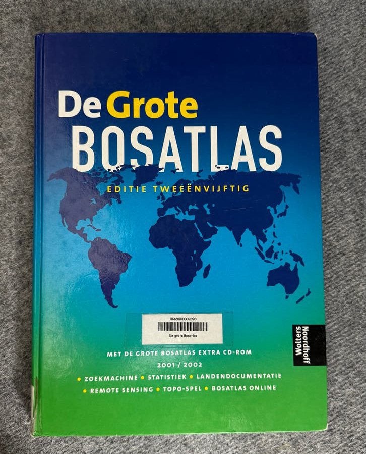De Grote Bosatlas Editie Tweeënvijftig, Bosatlas, Verzenden, 2000 tot heden, Nieuw
