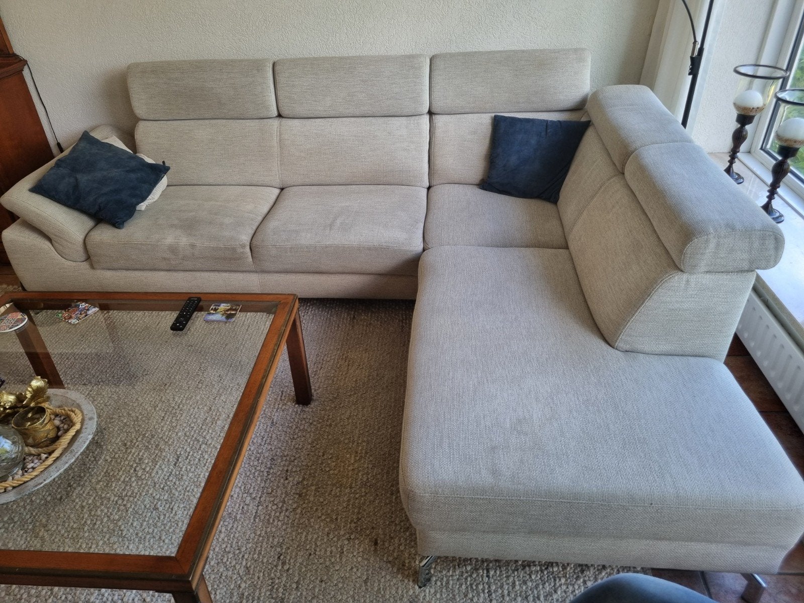 Montel Urban Hoekbank met Uitschuifbare Zittingen, Ophalen, Modern, Comfortabel, Gebruikt, Hoekbank