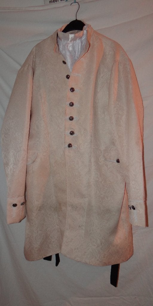 Leuk cremekleurig/wit/zwart MARKIES/LAKEI pak, Carnaval, Maat 56/58 (XL), Ophalen of Verzenden, Kleding