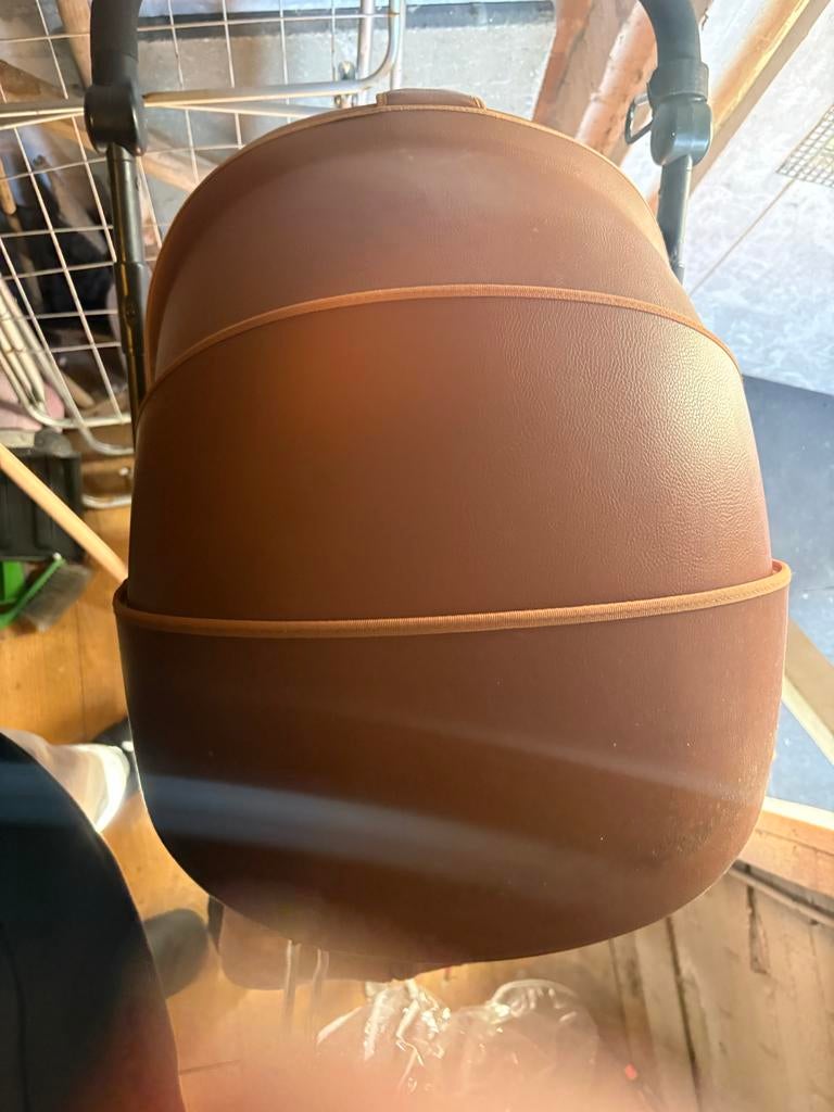 Mima kinderwagen camel kleur, Gebruikt, Verstelbare duwstang, Ophalen, Kinderwagen