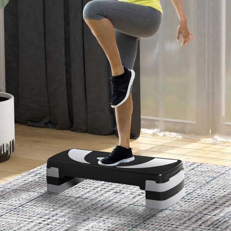 Stepbank - Verstelbaar Fitness Stepbord voor Thuis, Ophalen of Verzenden, Nieuw, Benen, Stepbank