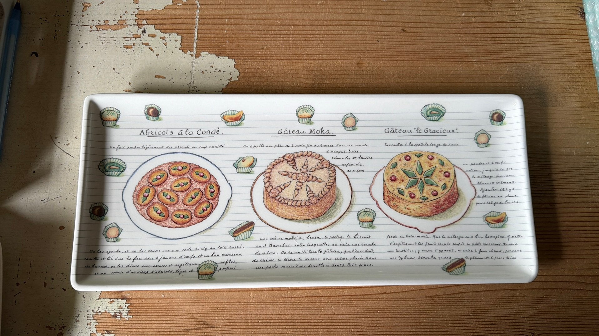 Gien DESSERT GOURMANDS, Ophalen of Verzenden, Glas, Overige stijlen, Overige typen