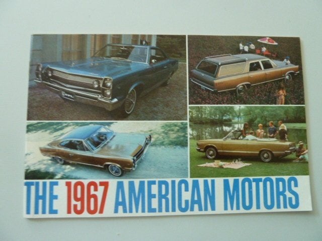 1967 AMC American Motors Full Line Brochure USA, Ophalen of Verzenden, Gelezen, Overige merken