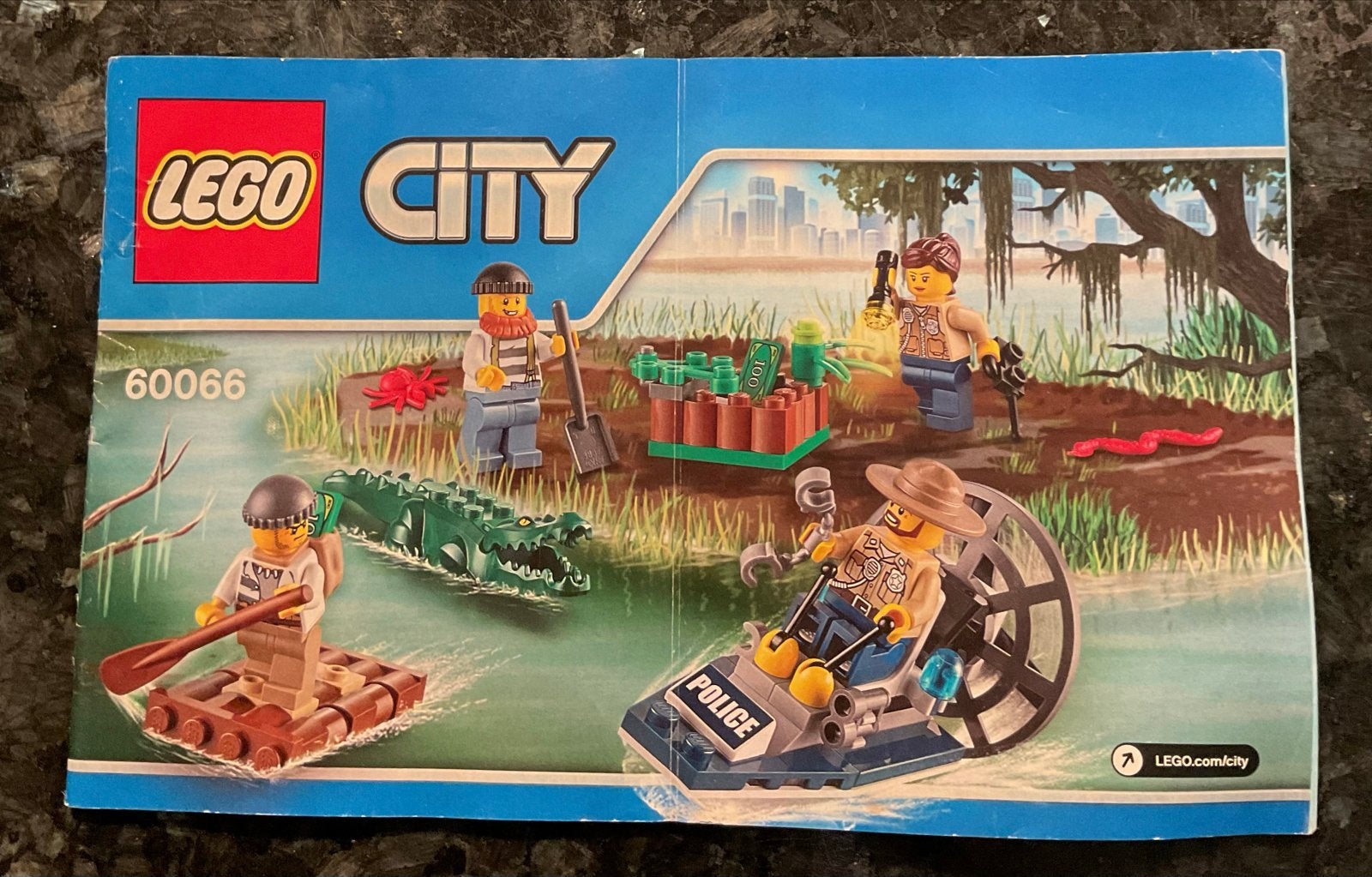 LEGO City 60066 Moeraspolitie Starter Set, City, Lego, Ophalen of Verzenden, Zo goed als nieuw